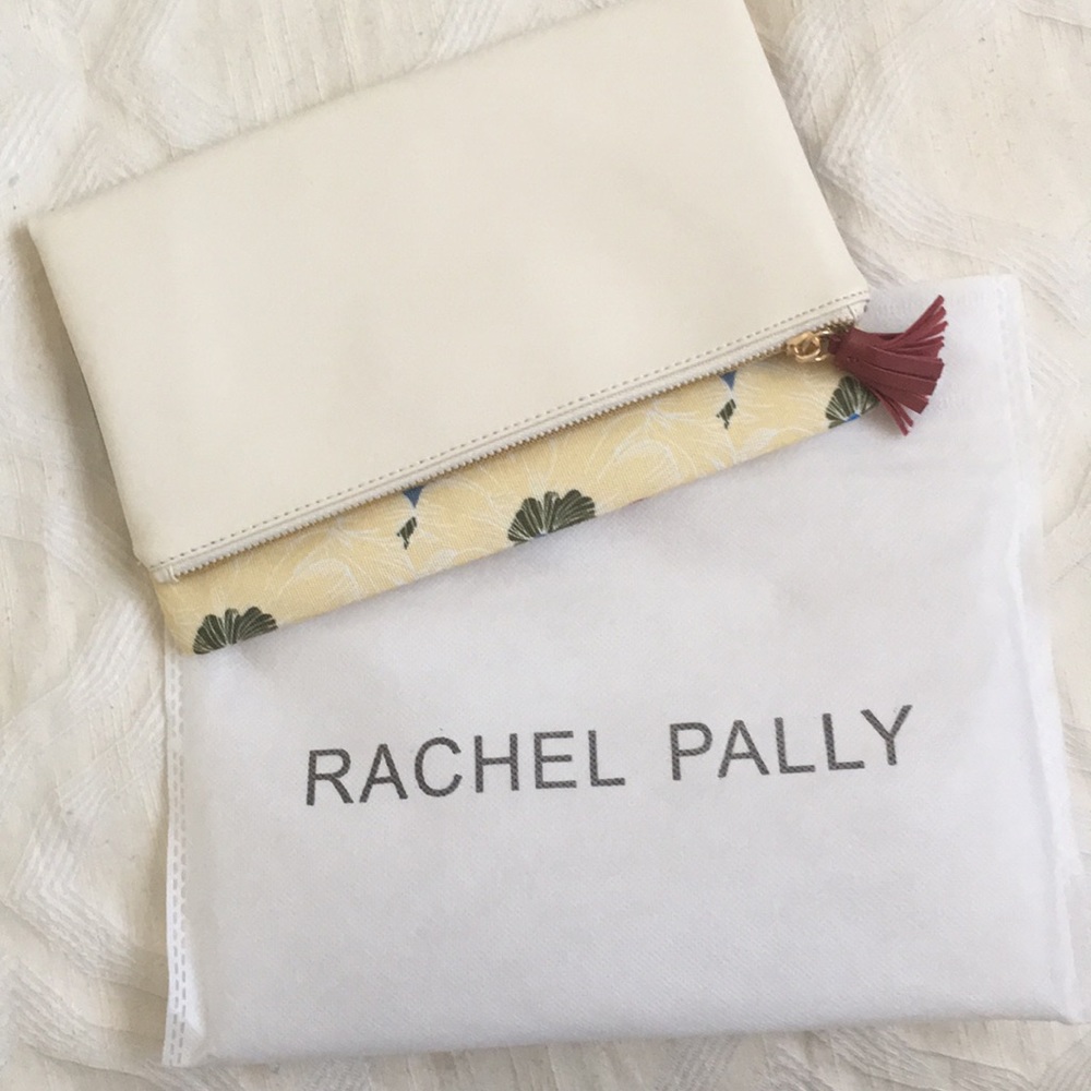 Rachel pally bag floral reversible clutch
